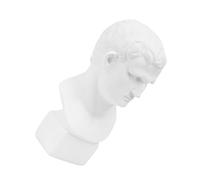 OUNONA Classic Resin Bust Statue Small Sculpture for Sketch Drawing Art Practice Tabletop Adornment with Stable Structure Decorative Home Office Figurine for Modern Aesthetic Display