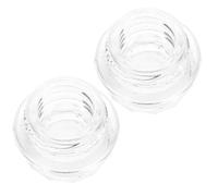 OUNONA Coffee Pot Glass Top Replacement 2pcs for Coffee Percolator Replacement Part and Espresso Machine Accessory for Outdoor Adventures