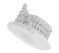 OUNONA Colosseum Shape Aromatherapy Plaster Cup Diffuser Roman Architecture Essential Oil Diffuser for Bedroom Living Office Sauna Essential Oil Holder with Artistic Detailing