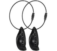 OUNONA Compact Flying Disc Holder 2Pcs Outdoor Plastic Clips for Sports Disc Storage and Carrying