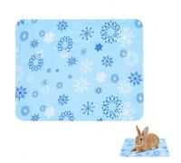 OUNONA Cooling Mat for Rabbits and Hamsters Made of Gel and PVC Prevents Overheating and Dehydration for Hot Summer Days as a Pet Cooling Pad in Blue