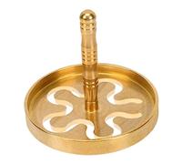 OUNONA Copper Incense Ash Press Tool for Long-term Use with Removable Design, Incense DIY Mould Suitable for Temple and Birthday Fragrance Stick Shaping