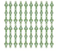 OUNONA Corsage Brooches Pins Magnetic 20 Pairs Green with Material, Practical and Sturdy for Party Brooch Decoration and Wedding Bouquet Fixing