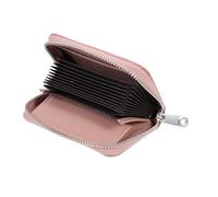 OUNONA Cowhide Card Storage Pouch Large Capacity Coin and Card Holder Compact Lightweight Wallet for Travel Business Office Wear-Resistant Organizer
