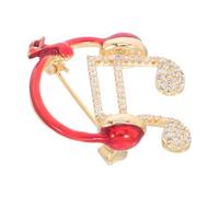 OUNONA Creative Music Note Headphone Brooch Pin Stylish Lapel Accessory for Sweaters Scarves Hats Suits Compact Elegant Music Lover Gift with Design and Timeless Appeal