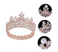 OUNONA Crown Bridal Hair Accessories Graceful High-end Headdress Waterfall Diamonds for Wedding Ceremony Charming Hair Jewelry for Brides