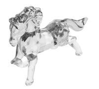 OUNONA Crystal Horse Figurine Decorative Statue for Home Office Living Artistic Animal Ornament with Fine Craftsmanship and Elegant Light Refraction Gift for Horse Lovers Women