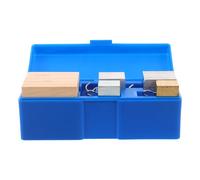 OUNONA Density Cubes Set for Science Education Featuring Copper Iron Aluminum and Wood Blocks Comprehensive Teaching Aid for Mechanics Activities and Individual Setups with Unique Cubic