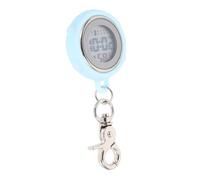OUNONA Digital Pocket Watch with Stopwatch Function Hanging Watch Ornament for Students Featuring W nd Hour Display Alloy and Silicone Material for Exams Or Nurse Use