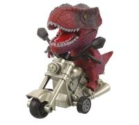 OUNONA Dinosaur Motorbike Model Inertia Vehicle for Creative Tabletop Adornment Engaging Desktop Decor Promotes Cognitive Development for Playtime Activities