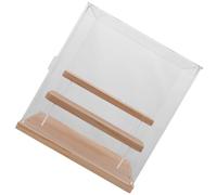 OUNONA Display Box Model Case 3-tier Stair-type Acrylic Strong and Sturdy Multi-layer and Collectible Storage for Action Figures and Dolls for Home Use