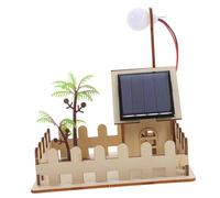 OUNONA Diy Solar Garden Lanterns Kit Solar Science Project for Boys and Girls Outdoor Decorative Lights Energy Learning Toy Lamp Making Supplies