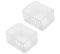 OUNONA Door Knob Covers 2pcs Abs Proof Locks for Doors Easy to Unlock for Adults Storeroom and Toilet Safety Protection