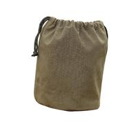 OUNONA Drawstring Canvas Bag to Prevent Items Loss Large Capacity for Camping Storage Sturdy Outdoor Hanging Bag with Long Time Use for Organising Utensils and Toiletries