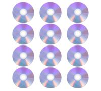 OUNONA Dvd-r Large Capacity Storage 4.7gb Writable 12pcs Discs Blank High Fidelity Sound Universal Compatibility Plastic Optical Disks for Audio and Phone Call Recording at Home