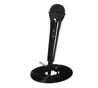 OUNONA Dynamic Handheld Singing Microphone with Cable Plug High-fidelity Sound Output Noise Reduction Comfortable Grip for Karaoke Live Streaming and Speech
