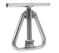 OUNONA Ergonomic Stainless Steel Nutcracker Nut Opener Tool for Walnuts and Macadamia Nuts with Sturdy Silver Finish, Kitchen Gadget for Easy Shell Cracking