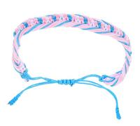 OUNONA Ethnic Style Rainbow Braided Lgbt Pride Bracelet Adjustable Friendship Wristband for Unisex, Transgender and Bisexual, String Jewellery,