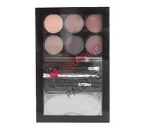 OUNONA Eyebrow Powder Set with Soft Abs Brush for Fuller Brows, Practical Eyebrow Makeup Cosmetic Tool Kit, for Natural Looking Brow Definition and At-home Use