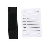OUNONA Eyelash Display Board Clear Portable White Acrylic Stand Plate Scales for Easy Identification and Home Use
