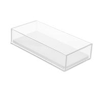 OUNONA Eyelash Storage Case Acrylic False Lash Packaging Box with Transparent Window Compact Design for Organized Lash Storage for All Major Eyelashes Easy Access Anytime