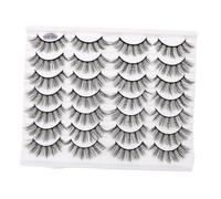 OUNONA False Eyelashes Manual Polishing Natural Eyelashes for Eye Halloween False Lashes Makeup Supplies