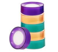OUNONA Finger Sponge Moistener 6Pcs for Smooth Cash Counting and Document Sorting with Random Colour