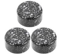 OUNONA Footswitch Button Caps Non-slip Plastic White 3pcs Universal Fit with Enhanced Visibility Pedal Switch Topper for Guitar Effects Pedals for Single-effect Units and Stompbox Buttons