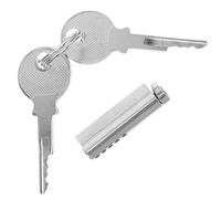 OUNONA Freezer Door Lock Cylinder 35Mm with 1 Key Replacement Refrigerator Fridge Freezer Lock for Glass Door Cabinets in Supermarkets and Stores