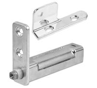OUNONA Fridge Door Hinge Replacement Set Adjustable Silver Metal Providing Stability and Support for Freezer and Refrigerator Doors