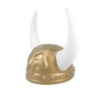 OUNONA Funny Viking Hat Horns Medieval Viking Helmet Costume Hat for Adults Boys and Girls Halloween and Party