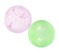 OUNONA Gerbil Running Balls 2Pcs 10Cm Hamster Exercise Balls for Small Pet Enrichment and Movement