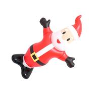 OUNONA Giant Inflatable Santa Claus Decoration with LED Lights PVC Outdoor Christmas Decor Festive Glow for Home Garden Holiday Display