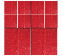 OUNONA Gift Wrapping Paper Roll Red with Metallic Silver and Gold Dots 10pcs Glossy Foil Design, Smooth Surface for Christmas Party and Birthday Presents