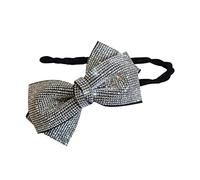 OUNONA Hair Bun Maker Bowknot Shaper Rhinestones for Long Hair Twisted Bun Tool Elegant Accessory for Women for Updos and Special Occasions