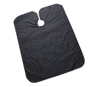 OUNONA Hairdressing Cape Black Lightweight Hair Cutting Apron Non-Stick Anti-Static Polyester Pongee for Barber Shop Home Use with Random Reverse Color Random Color