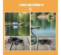 OUNONA Head-Mounted Binocular Magnifying Glasses 3X Magnification 2Pcs Compact Spectator Glasses for Bird Watching Fishing Hiking Outdoor Use