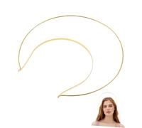 OUNONA Headband, Metal Decorative Hair Accessory, Engagement Party Photo Prop, Elegant Womens Hair Hoop, 23 x 21 cm