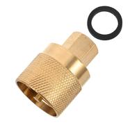 OUNONA Heavy-duty Female Forklift Propane Tank Connector Adapter with Gasket Quick Coupler Compatible with Rego Ref Secure Sealing and Corrosion-resistant for Safe Efficient Forklift Gas