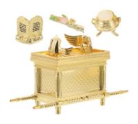 OUNONA Historic Tabernacle Model Kit Ark Covenant Statue Religious Table Decor Jewish Figure Spiritual Artwork