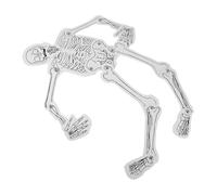 OUNONA Human Skeleton Assembly Kit Educational DIY Model for Interactive Learning for School Projects and Anatomy Studies Includes All Materials for Hands Exploration