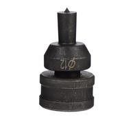 OUNONA Hydraulic Punching Machine Mold Set 12mm Manual Hole Punch Dies Black for Handheld Hydraulic Punch Tools Professional Kit