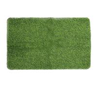 OUNONA Indoor Door Mat with Artificial Turf Design, Green Polypropylene Fiber, Easy to Clean and Scraper Qualities, Natural Style Welcome Mat for Entrance Or Hallway