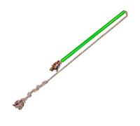 OUNONA Interactive Dog Teaser Flirt Pole for Pets with Cotton Rope Sturdy Chasing and Training Tool for Dogs and Cats Exercise Agility Training