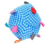 OUNONA Interactive to Bell Built-in for Squeaky Dog with Plush Teething Relief Chew Keep Engaged Small Dogs and Puppies, Indoor Play and Outdoor Walks Pets