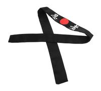 OUNONA Japanese Samurai Headband Wide Mens Workout Bandana for Karate Training Ninja Costume Party Accessory Comfortable Fabric Headwear