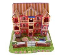 OUNONA Japanese Style Paper Villa for Ancestor Worship Spacious Realistic Ancestral Burn House Funeral Supplies for Traditional Ghost Festival Ceremonies