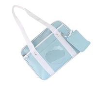 OUNONA Japanese Style Student Shoulder Bag for School Teens, Waterproof Polyester Book Bag with Multiple Pockets, Bright Candy Colour Handbag for Traveling and Outdoor Camping
