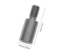 OUNONA Joystick Shaft Extension Rod Easy Installation 1.5cm 10pcs Iron Silver Plated Adapter Kit and Player Upgrade for Gaming Joysticks for Fighting Games