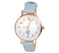 OUNONA Kids Luminous Quartz Wrist Watch with Glow Hands, Blue Pu Strap, Sturdy Analogue Timepiece for Toddlers and Children, Suitable for Everyday Use and Learning to Read